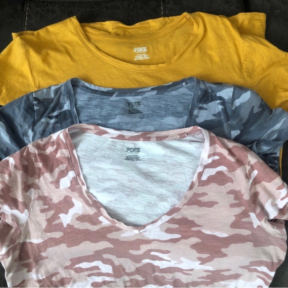 6 VS Pink Shirts